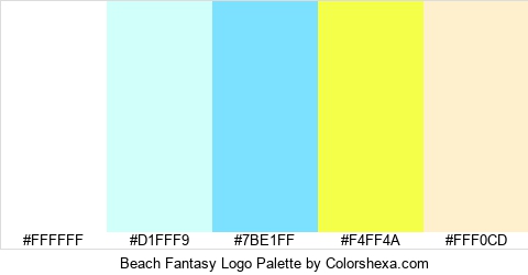 Beach Fantasy Logo Colors Logo