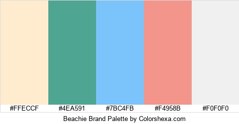 Beachie Brand Colors Logo