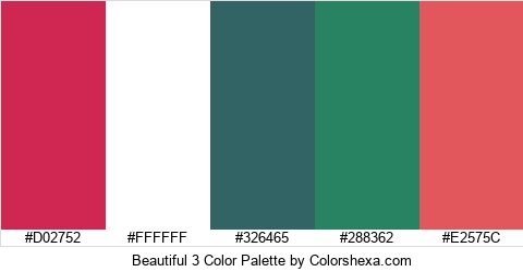 Beautiful 3 Color Colors Logo