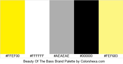 Beauty Of The Bass Brand Colors Logo