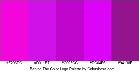 Behind The Color Logo Colors Logo