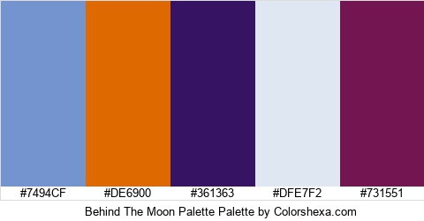 Behind The Moon Palette Colors Logo