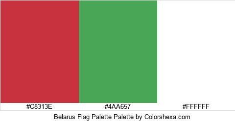 Belarus Flag Palette Colors Logo