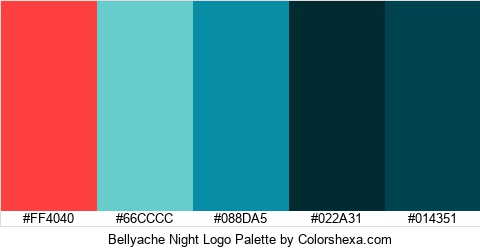 Bellyache Night Logo Colors Logo
