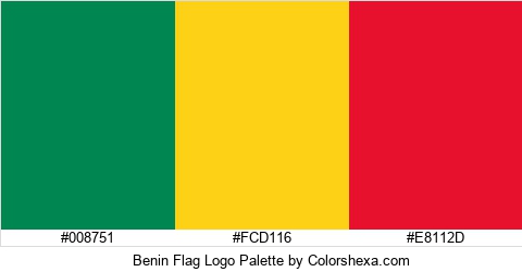 Benin Flag Logo Colors Logo