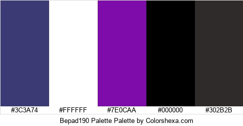 Bepad190 Palette Colors Logo