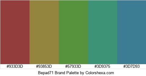 Bepad71 Brand Colors Logo