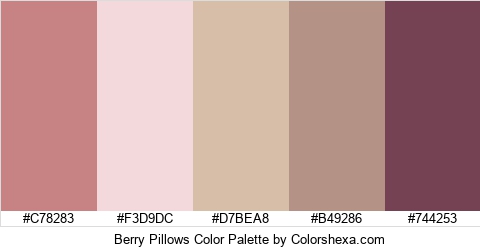 Berry Pillows Color Colors Logo