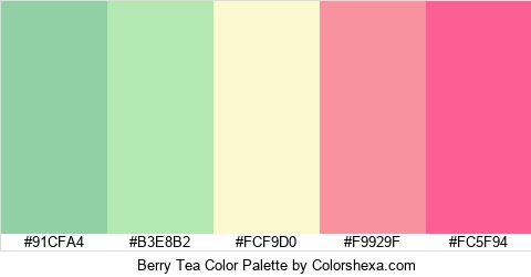 Berry Tea Color Colors Logo