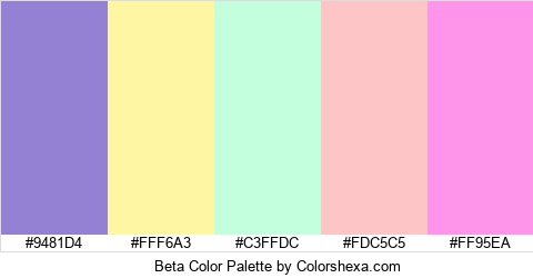 Beta Color Colors Logo
