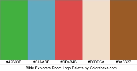 Bible Explorers Room Logo Colors Logo