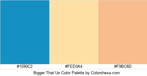 Bigger That Us Color Colors Logo