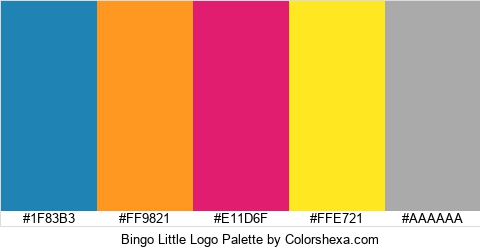Bingo Little Logo Colors Logo