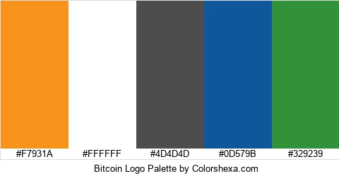 Bitcoin Logo Colors Logo