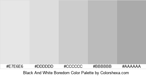 Black And White Boredom Color Colors Logo