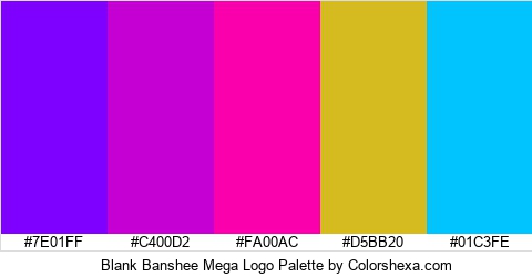 Blank Banshee Mega Logo Colors Logo