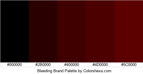 Bleeding Brand Colors Logo