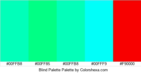 Blind Palette Colors Logo