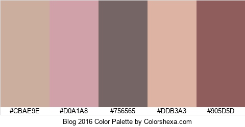 Blog 2016 Color Colors Logo
