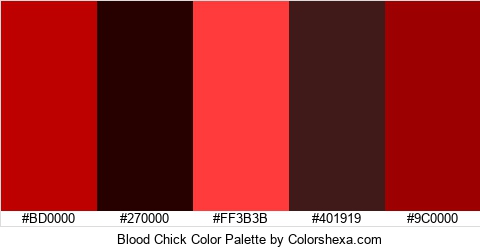 Blood Chick Color Colors Logo