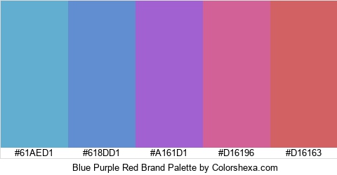 Blue Purple Red Brand Colors Logo