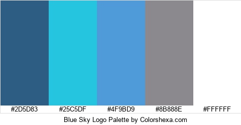 Blue Sky Logo Colors Logo