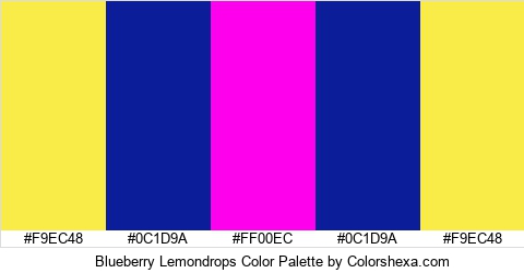 Blueberry Lemondrops Color Colors Logo