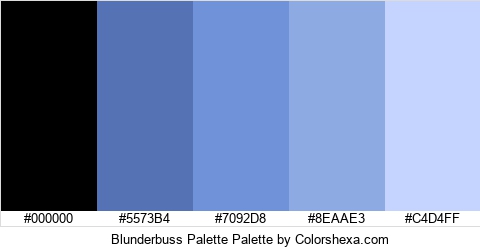 Blunderbuss Palette Colors Logo