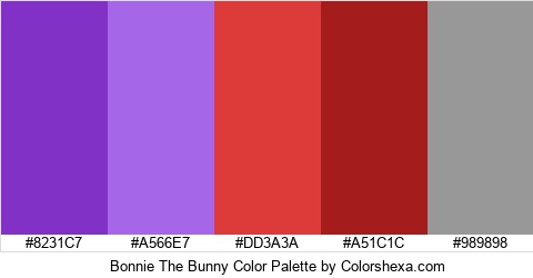 Bonnie The Bunny Color Colors Logo