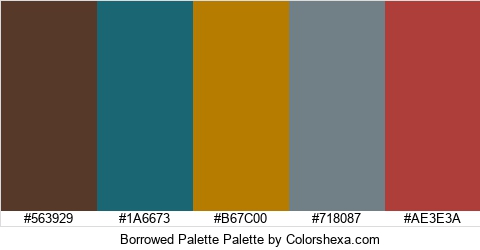 Borrowed Palette Colors Logo