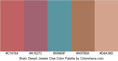 Bratz Desert Jewels Cloe Color Colors Logo