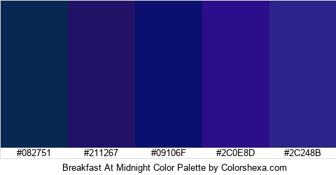 Breakfast At Midnight Color Colors Logo