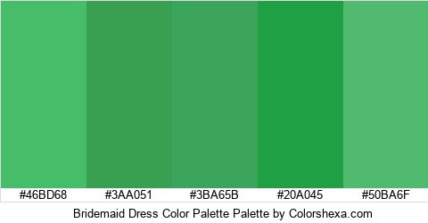 Bridemaid Dress Color Palette Colors Logo