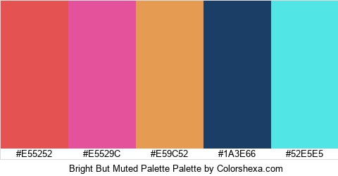Bright But Muted Palette Colors Logo