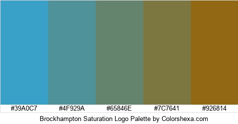 Brockhampton Saturation Logo Colors Logo