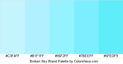 Broken Sky Brand Colors Logo