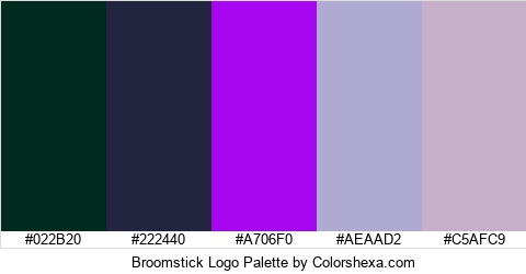Broomstick Logo Colors Logo