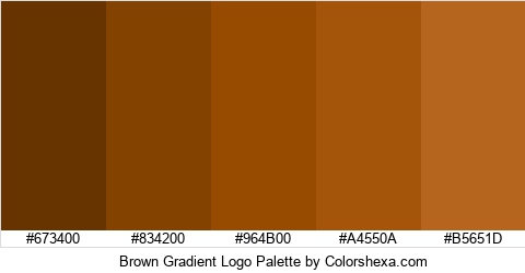 Brown Gradient Logo Colors Logo