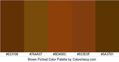 Brown Picked Color Colors Logo
