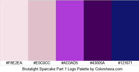 Brutalight Sparcake Part 1 Logo Colors Logo
