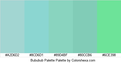Bububub Palette Colors Logo