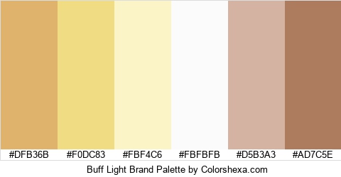 Buff Light Brand Colors Logo