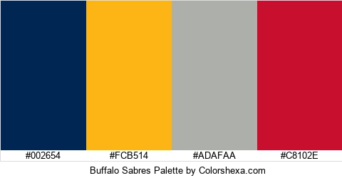 Sabres Logo Color Scheme Matrix : r/sabres