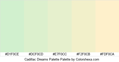 Cadillac Dreams Palette Colors Logo