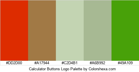Calculator Buttons Logo Colors Logo