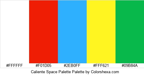 Caliente Space Palette Colors Logo