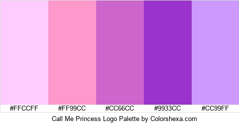 Call Me Princess Logo Colors Logo