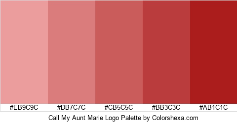 Call My Aunt Marie Logo Colors Logo