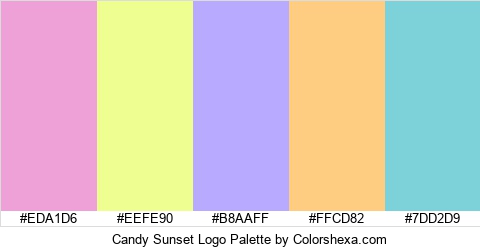 Candy Sunset Logo Colors Logo