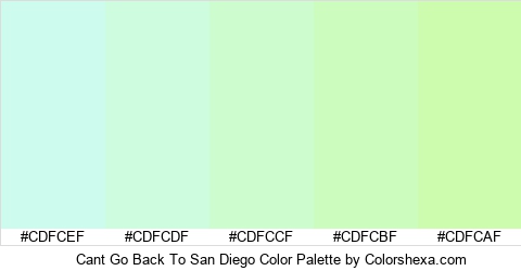 Cant Go Back To San Diego Color Colors Logo